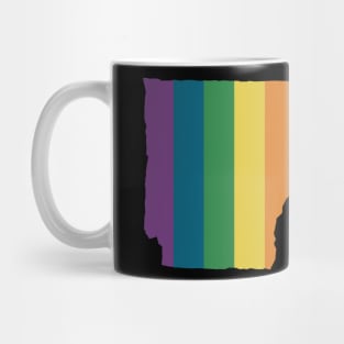 Arkansas State Rainbow Mug